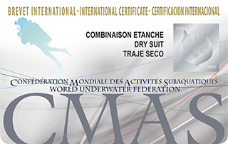Сертификат CMAS Dry Suit